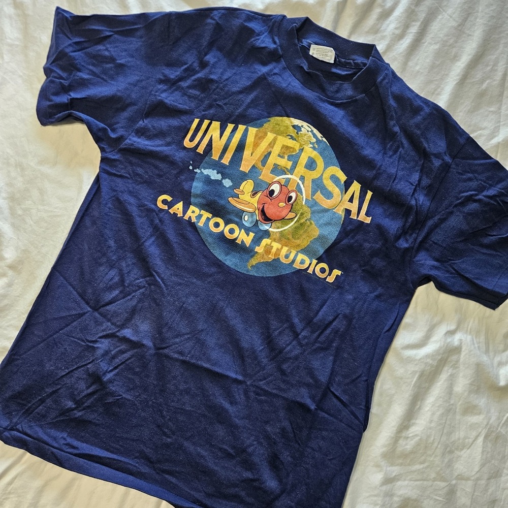 1991 Universal‎ Cartoon Studios Vintage T Shirt Single Stitch Tee Hanes Beefy T